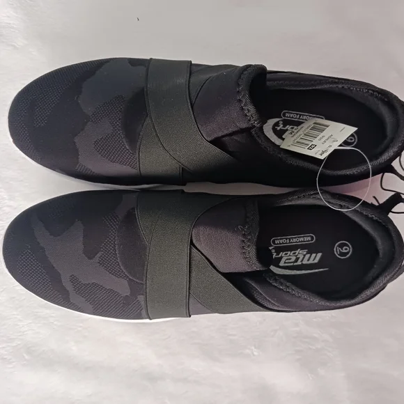 MTA Sport • Women's "Ashley" Memory Foam Camo Athletic Slip-On Sneakers - Picture 13 of 13
